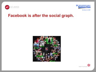 Facebook is after the social graph.  