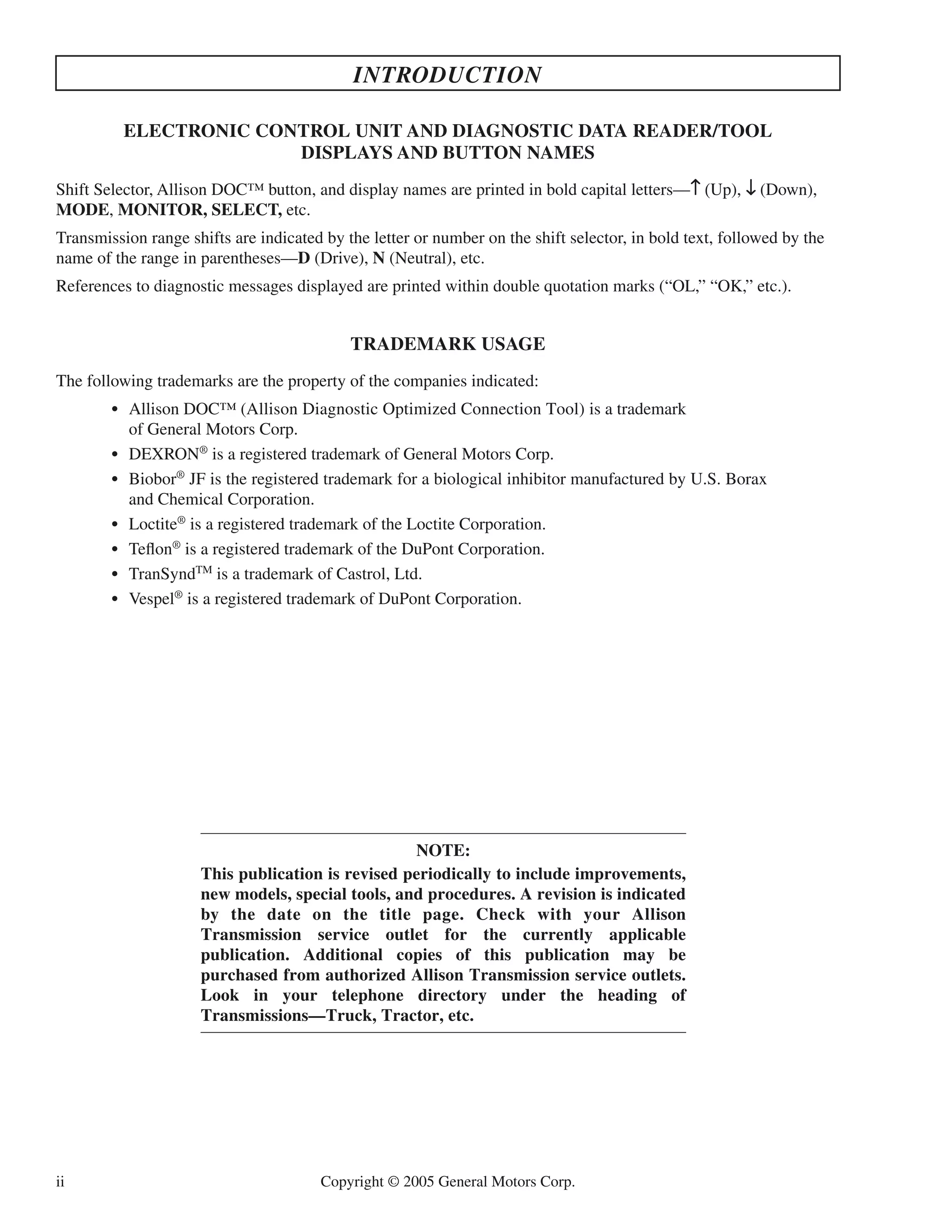 ALLISON 4500 RDS SERVICE MANUAL PDF visual data 4