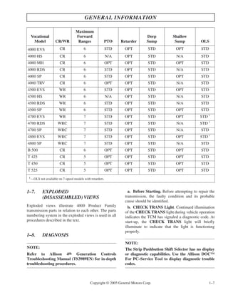 Allison 4500 Rds Service Manual | PDF