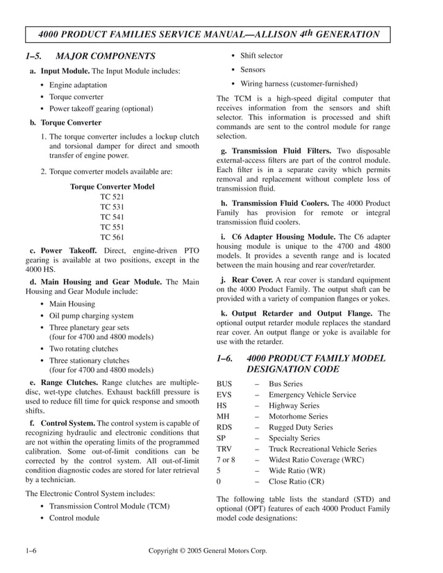 Allison 4500 Rds Service Manual PDF