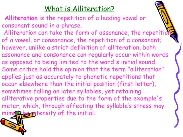 Alliteration An overview with examples