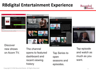 AL Live: Entertainment—The Top Digital Library Service in 2019 (October 2018)