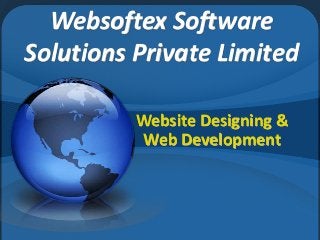 Websoftex Software
Solutions Private Limited
Website Designing &
Web Development
 