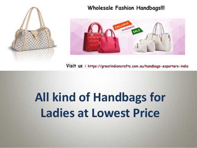 handbags at lowest price