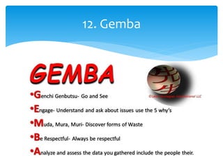 12. Gemba
 