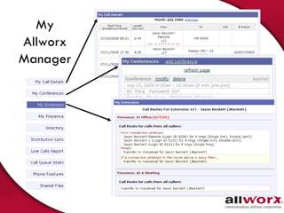 My Allworx Manager 
