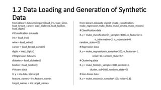 All Machine Learning Building Blocks with Sklearn.pptx