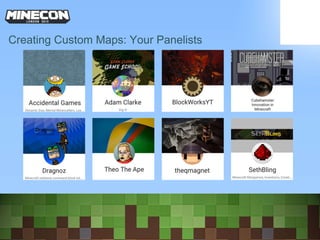 Creating Custom Maps: Your Panelists
 