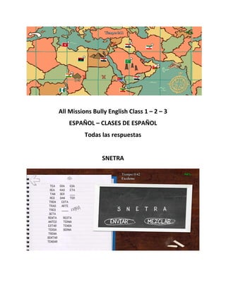 Bully Geography Class 1 