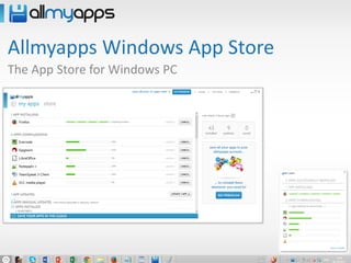 Allmyapps Windows App Store
The App Store for Windows PC
 
