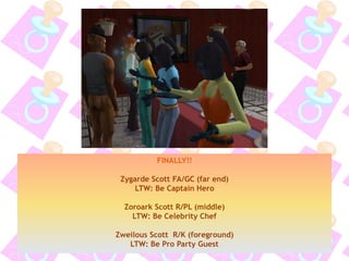 FINALLY!!
Zygarde Scott FA/GC (far end)
LTW: Be Captain Hero
Zoroark Scott R/PL (middle)
LTW: Be Celebrity Chef
Zweilous Scott R/K (foreground)
LTW: Be Pro Party Guest
 