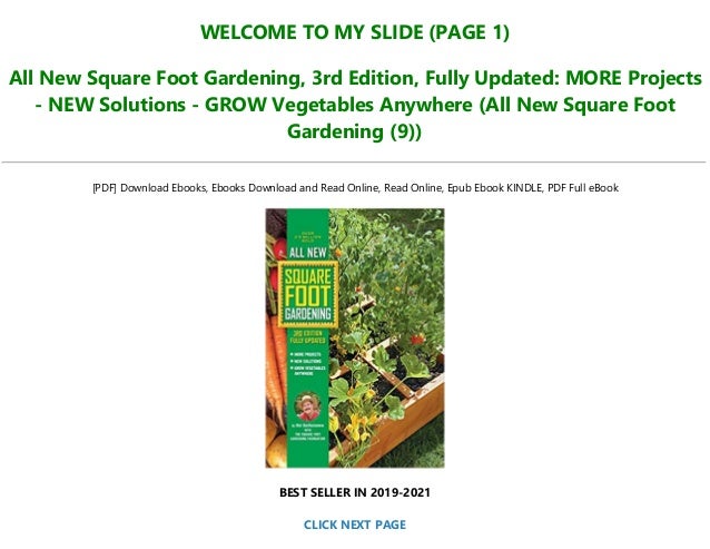 Free Download All New Square Foot Gardening 3rd Edition Fully Upd