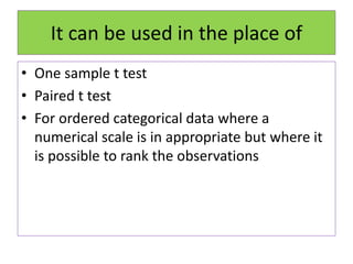 All non parametric test | PPTX