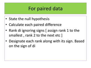 All non parametric test | PPTX