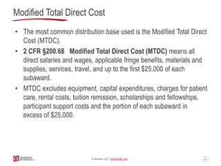 Allocating Direct and Indirect Costs for Nonprofits | PPTX