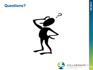 Questions?
 