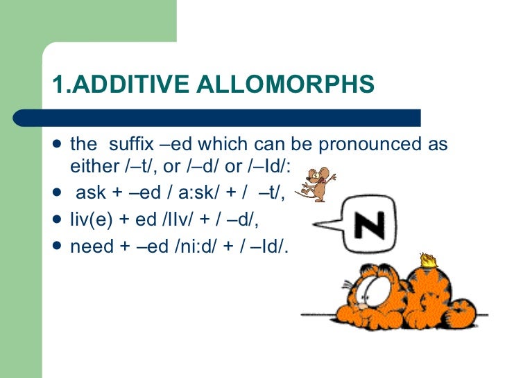 allomorph power point 2 allomorph