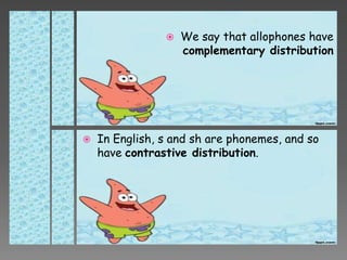 Allophone and phoneme. persentation | PPTX