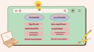allophones powerpoint presentation. ready | PDF