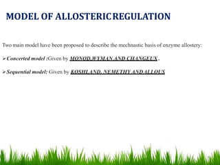 Allosteric enzymes regulation | PPTX