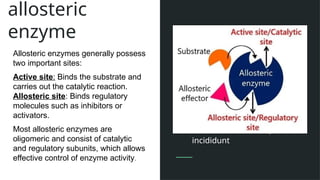 ALLOSTERIC INHIBITION : ITS CHARACTERISTICS, STRUCTURE AND MECHANISMS ...