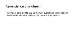 Allotment and forfeiture.pptx