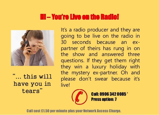 morning radio show prank calls