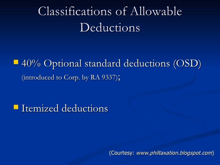 Allowable Deductions feb 2011
