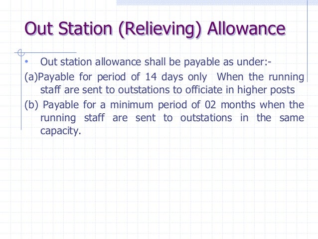 Outstation allowance in malaysia Outstation allowance in malaysia