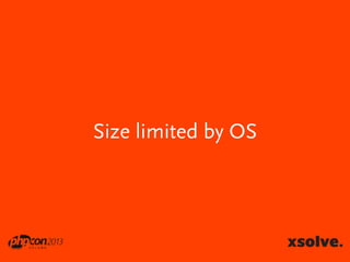 Size limited by OS

 