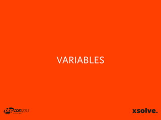 VARIABLES

 