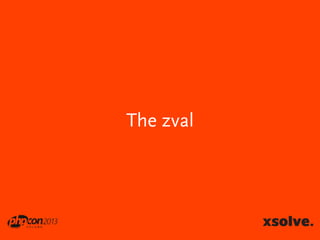 The zval

 