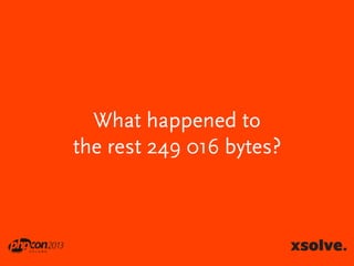 What happened to
the rest 249 016 bytes?

 