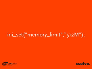 ini_set("memory_limit",”512M");

 