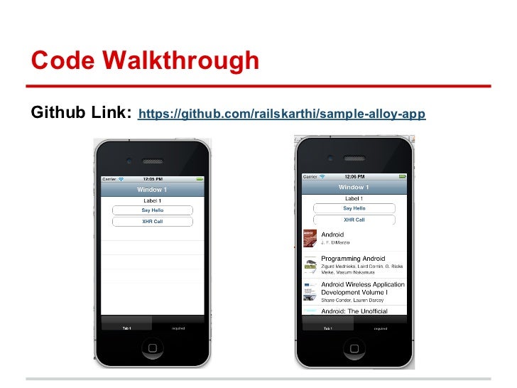 Appcelerator Titanium Alloy