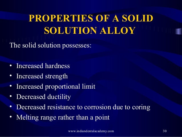 Alloys In Fpd Dental Education Courses