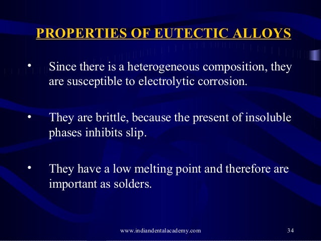 Alloys In Fpd Dental Education Courses