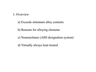 Alloy steel | PPTX