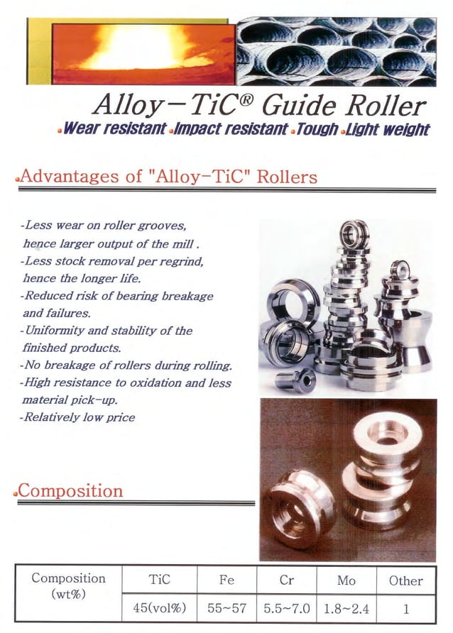 Alloytic catalog Pinch Rollers and Hirex Project Sales Corp PDF