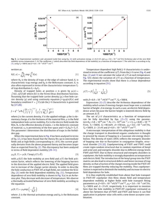 Charge Transport in organic semiconductors | PDF