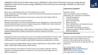 Liftwec Horizon Europe Clean Energy Webinar - Cluster 5 Destination 3 | Pitches ...