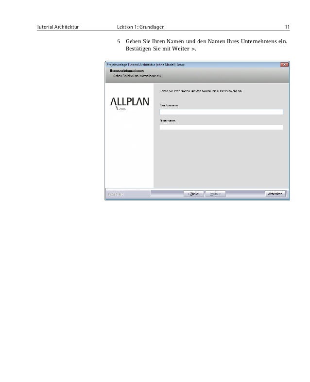 allplan 2016 tutorial
