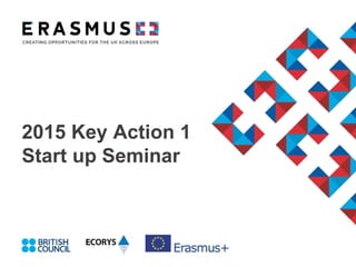 2015 Key Action 1
Start up Seminar
 