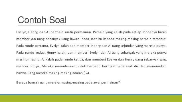 10 Strategi Pemecahan Masalah Matematika