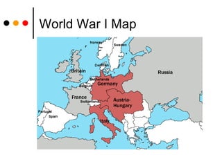 World War I Map 