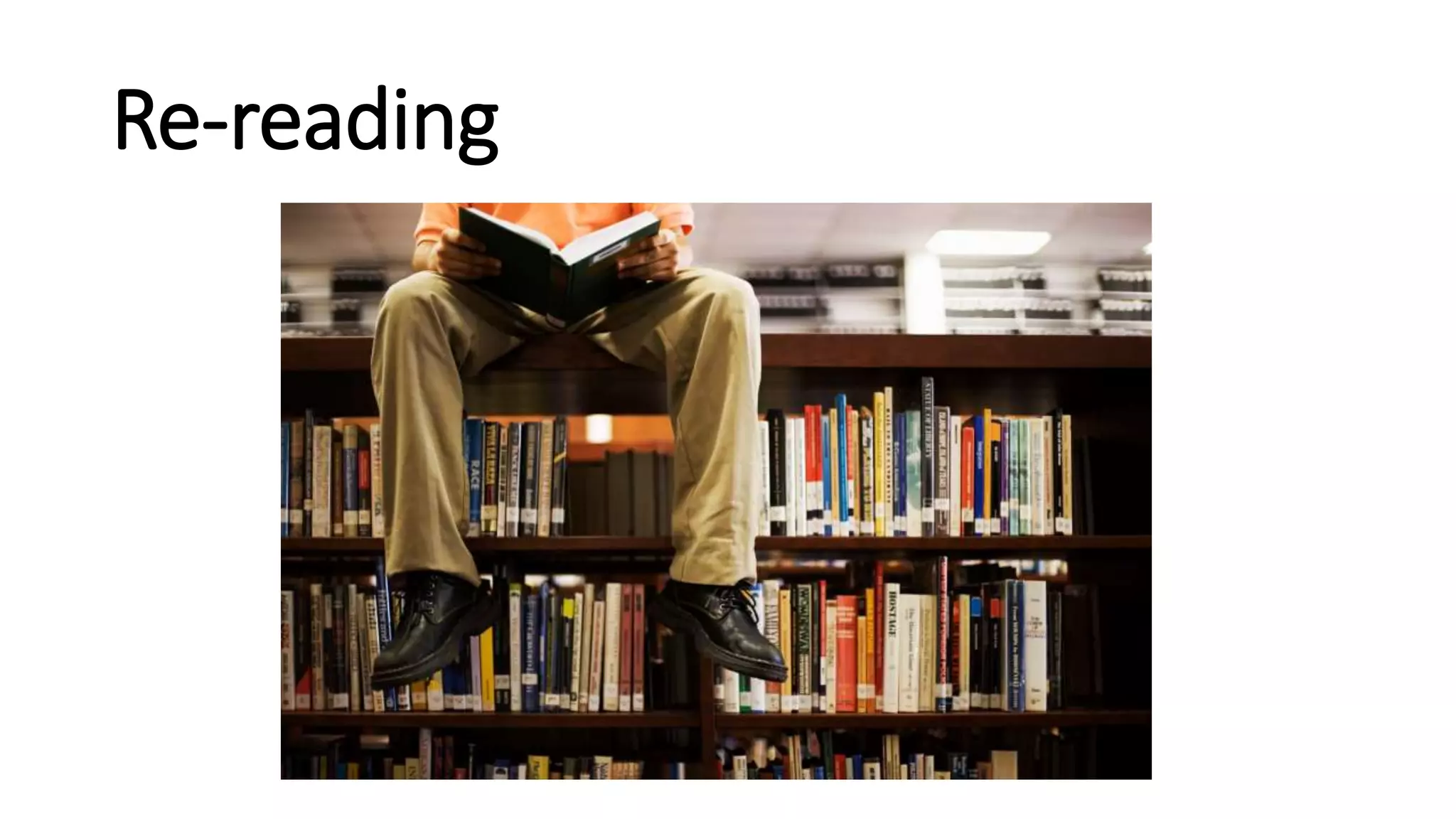 Re-reading
 