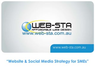 “Website & Social Media Strategy for SMEs”
 