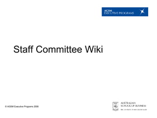 Staff Committee Wiki 