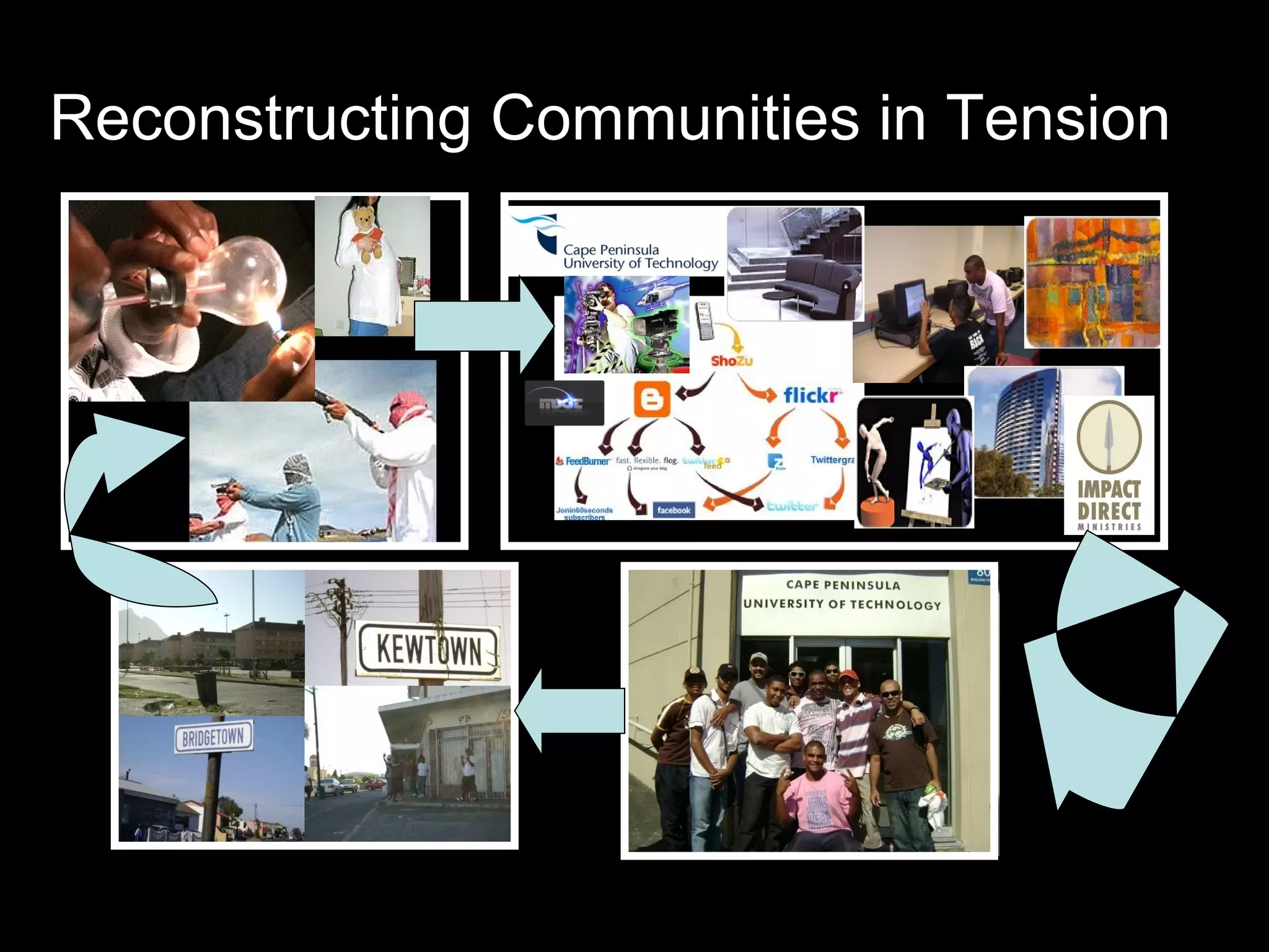 Reconstructing Communities in Tension 