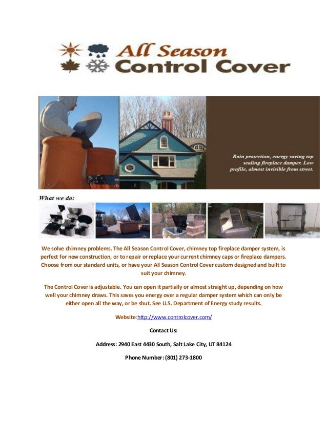 All Season Control Cover Chimney Covers Caps